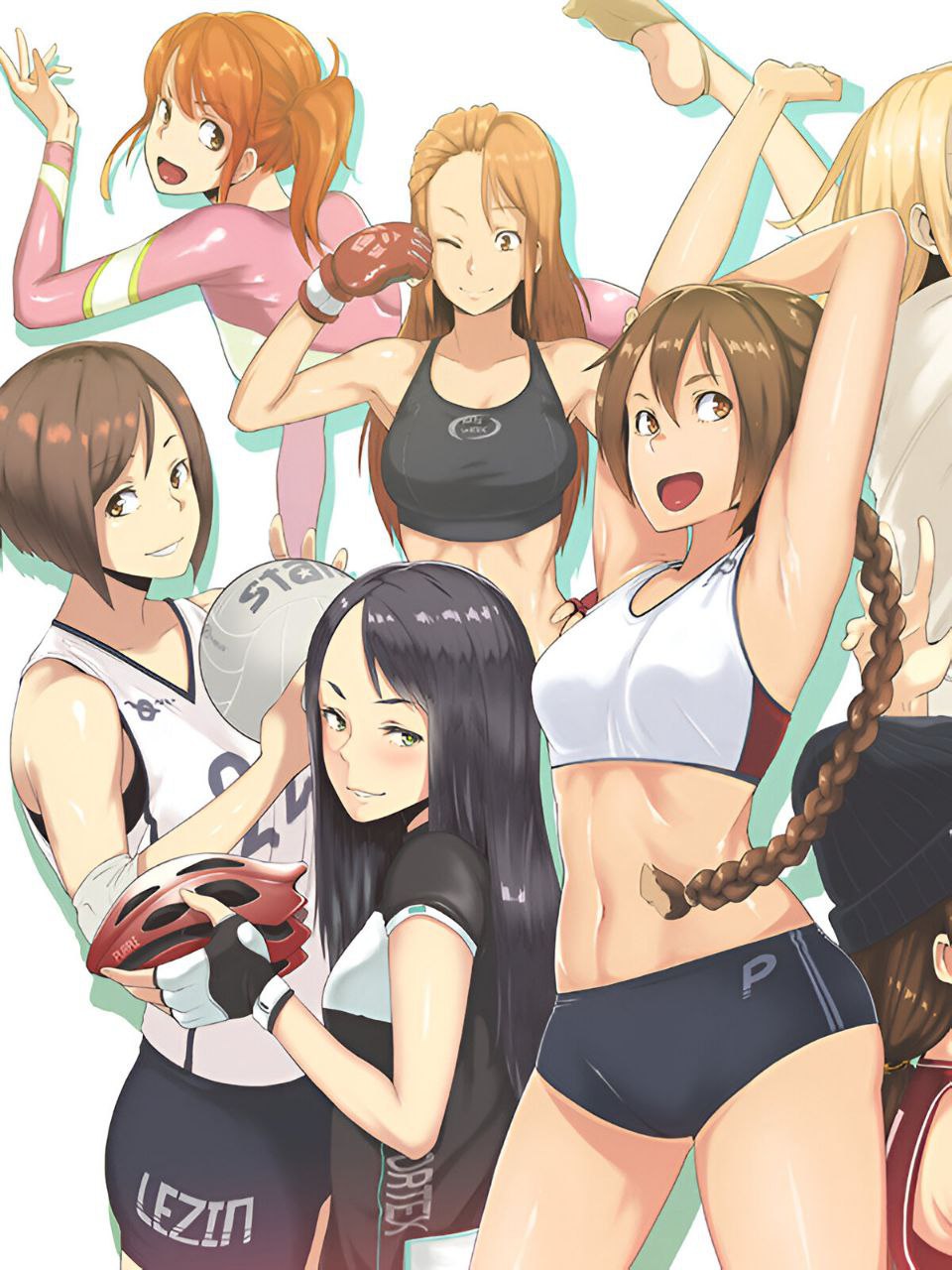 Sports Girl | I Like Sports Girls! ; Hook your favorite sport! ; スポーツガールが好き！ ; 스포츠걸이 좋아!