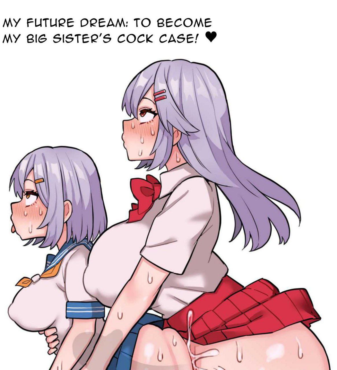 One Day, I Want To Be My Big Sister's Cock Case | Imouto o Chinpo Case ni Suru Koutense Futanari Onee-chan no Hanashi
