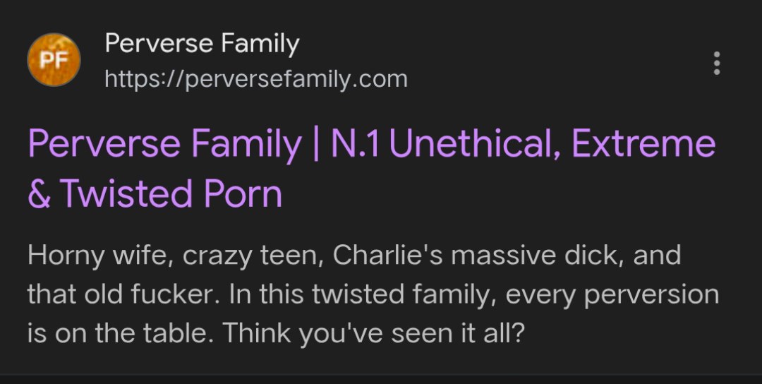 Perverse Family Collection