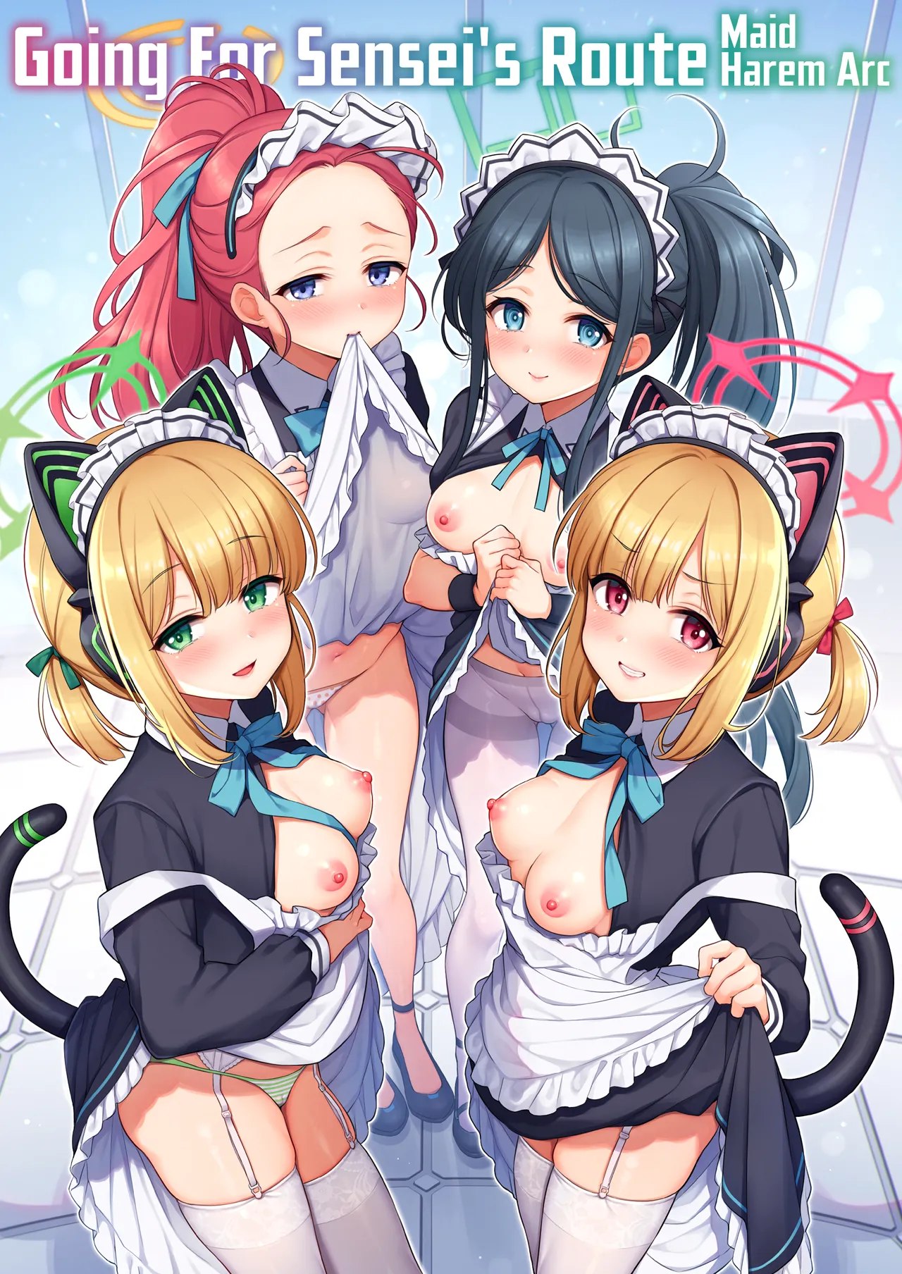 Sensei Kouryaku Game Maid Harem Hen | Going For Sensei's Route Maid harem arc